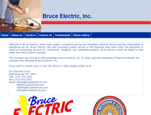 Tablet Screenshot of bruceelectricity.com